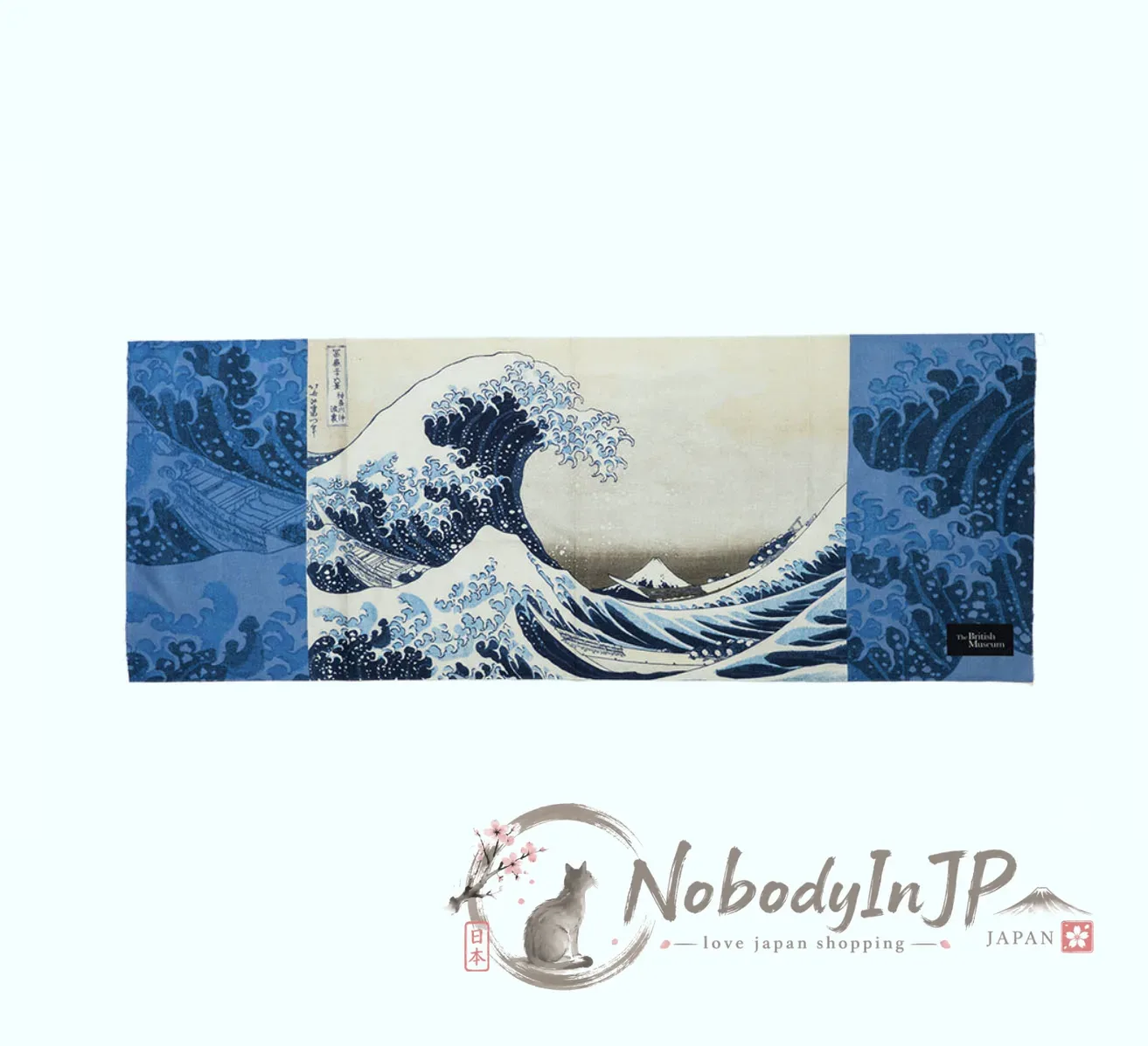 大英博物館江戶世界名畫系列日式紗巾