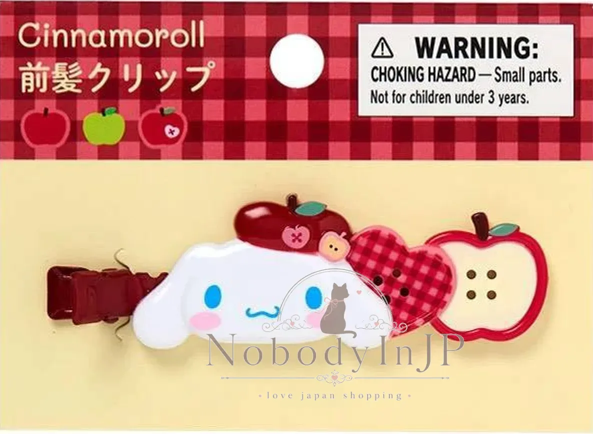 Sanrio秋の蘋果系列瀏海夾