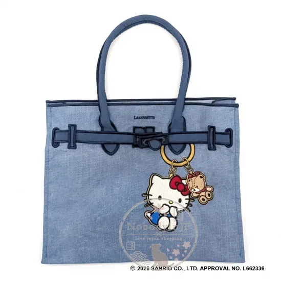 LACOUSETTE x Sanrio平價愛馬仕風格刺繡購物袋S號