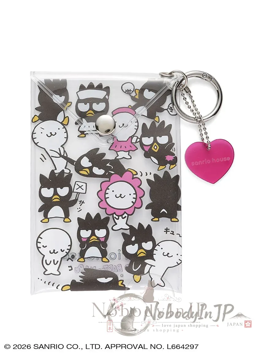 Sanrio houses PVC透明滿版登山扣掛包