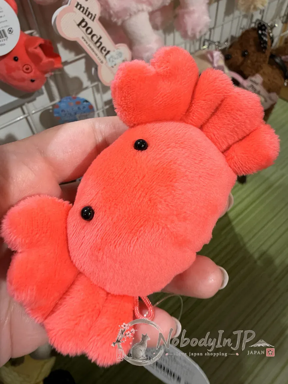 可愛動物絨毛磁鐵
