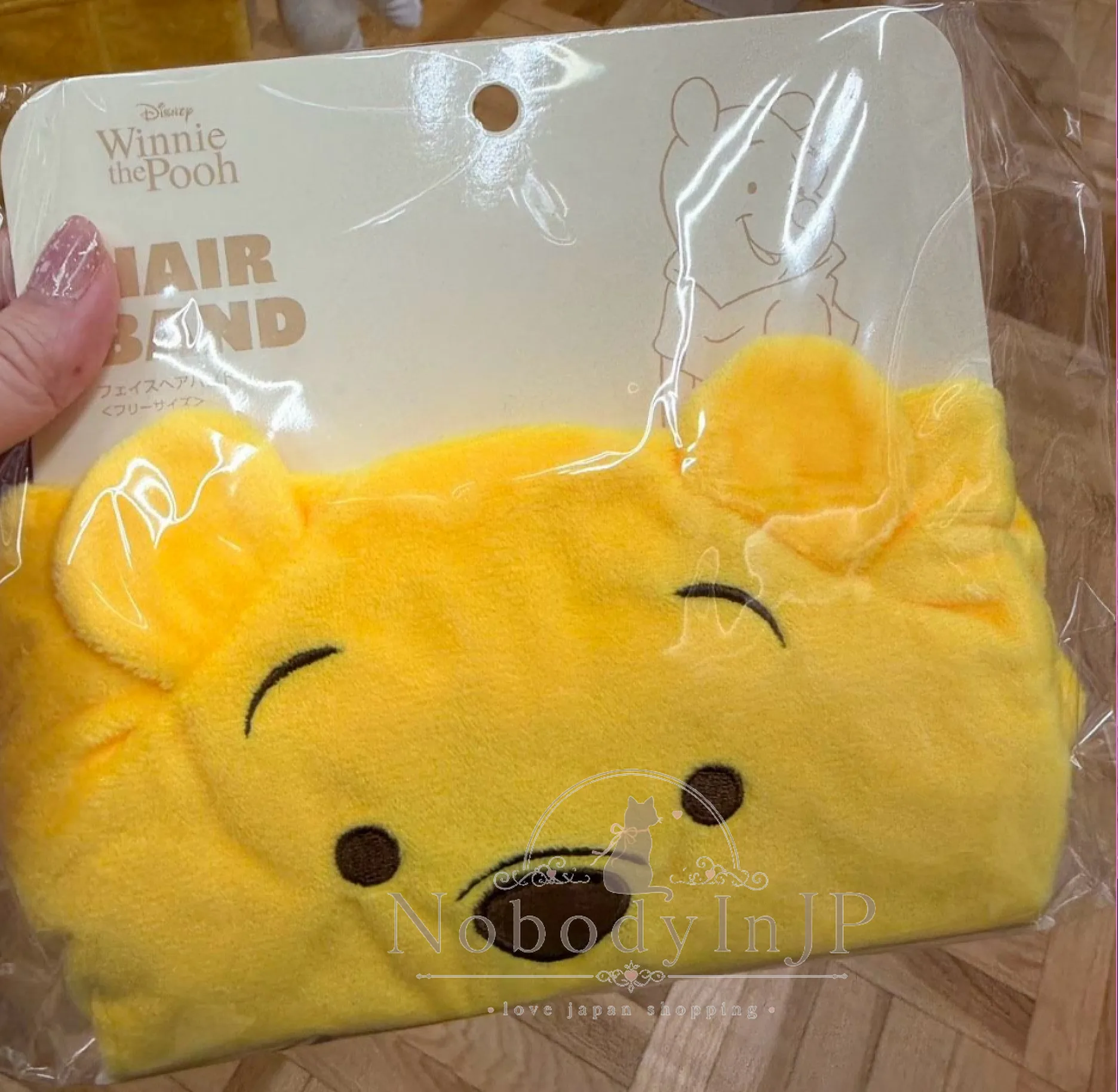 迪士尼通販Face刺繡髮帶 特價