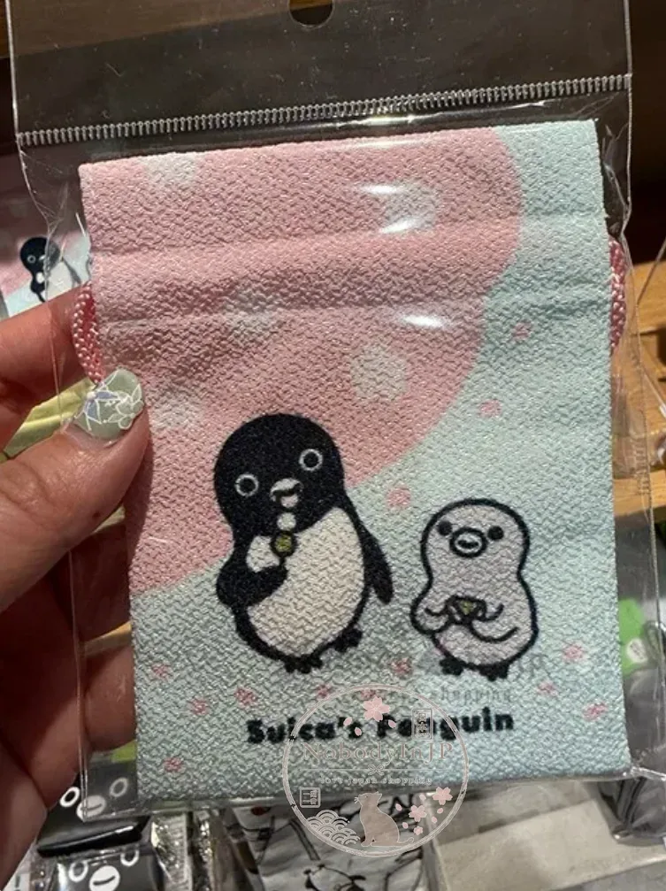Suica企鵝日本製迷你束口袋