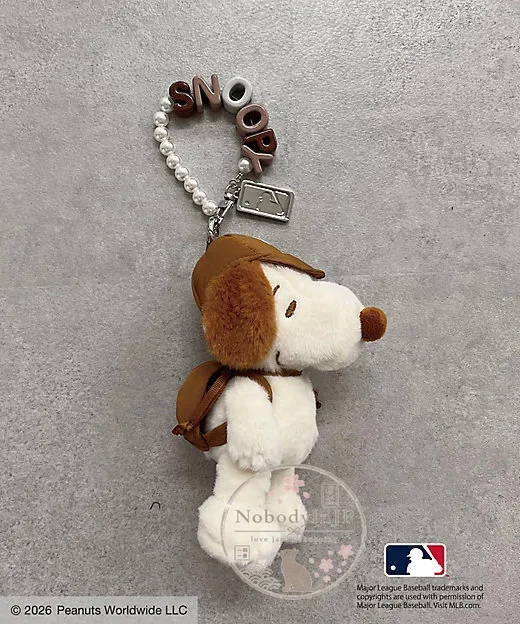 銀座三越SNOOPY期間限定展 x MLB聯名絨毛吊飾