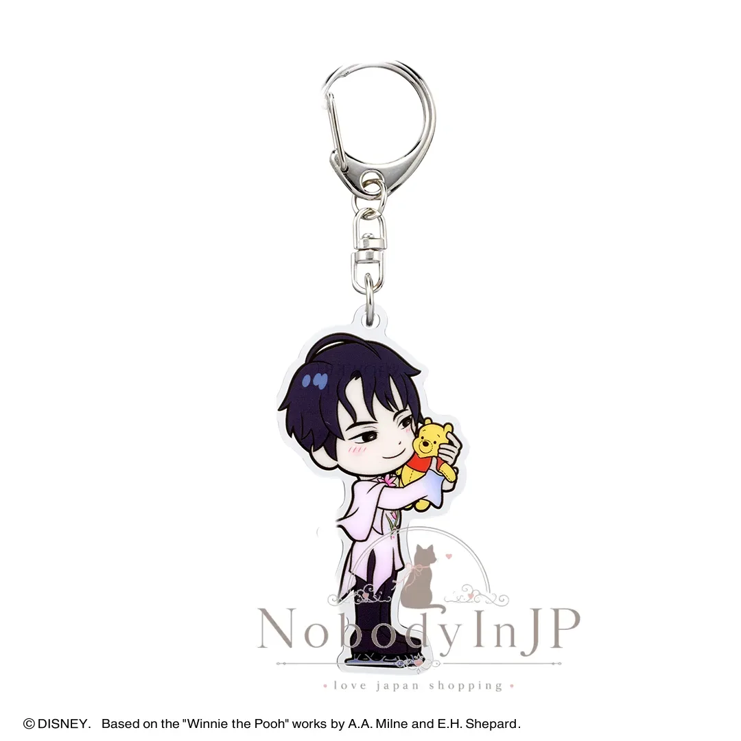 羽生結弦x維尼聯名數量限定壓克力鑰匙圈