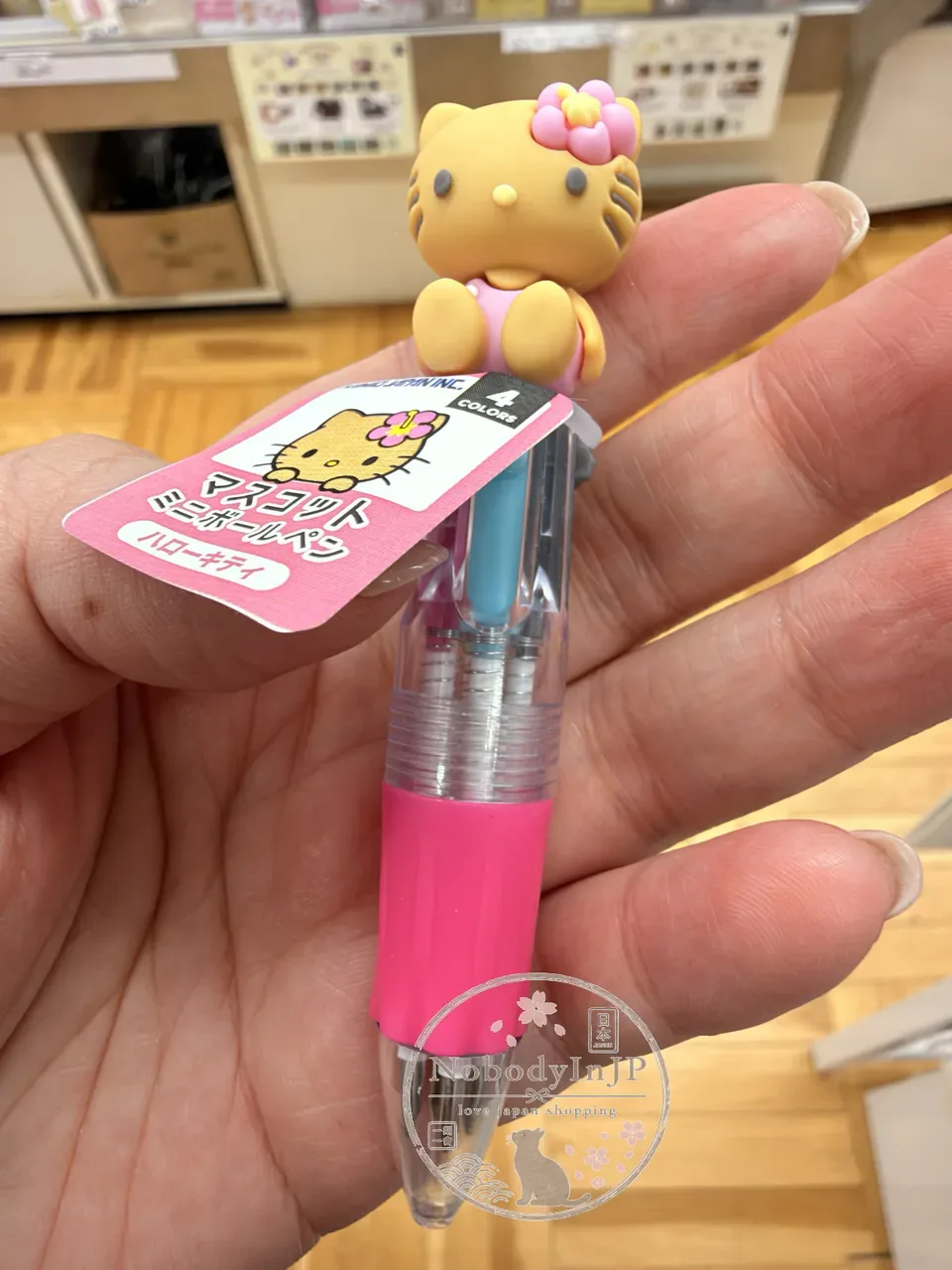 Sanrio 迷你型姿公仔四色原子筆 特價