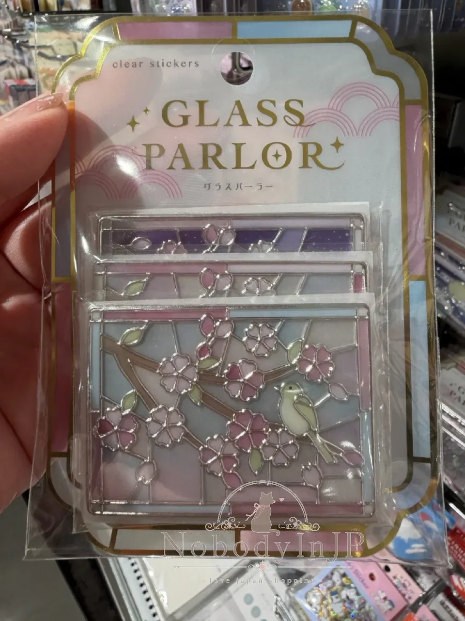 極美彩繪玻璃風9入貼紙組