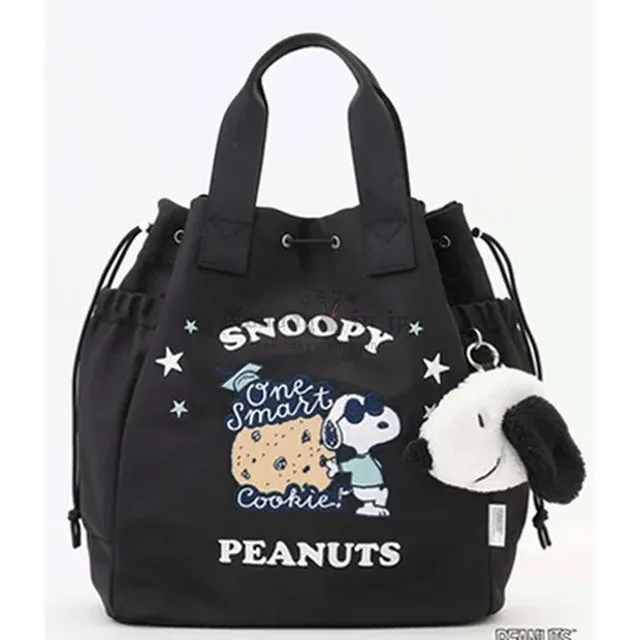 Snoopy x Y'SACCS聯名附絨毛掛包束口2way斜背包
