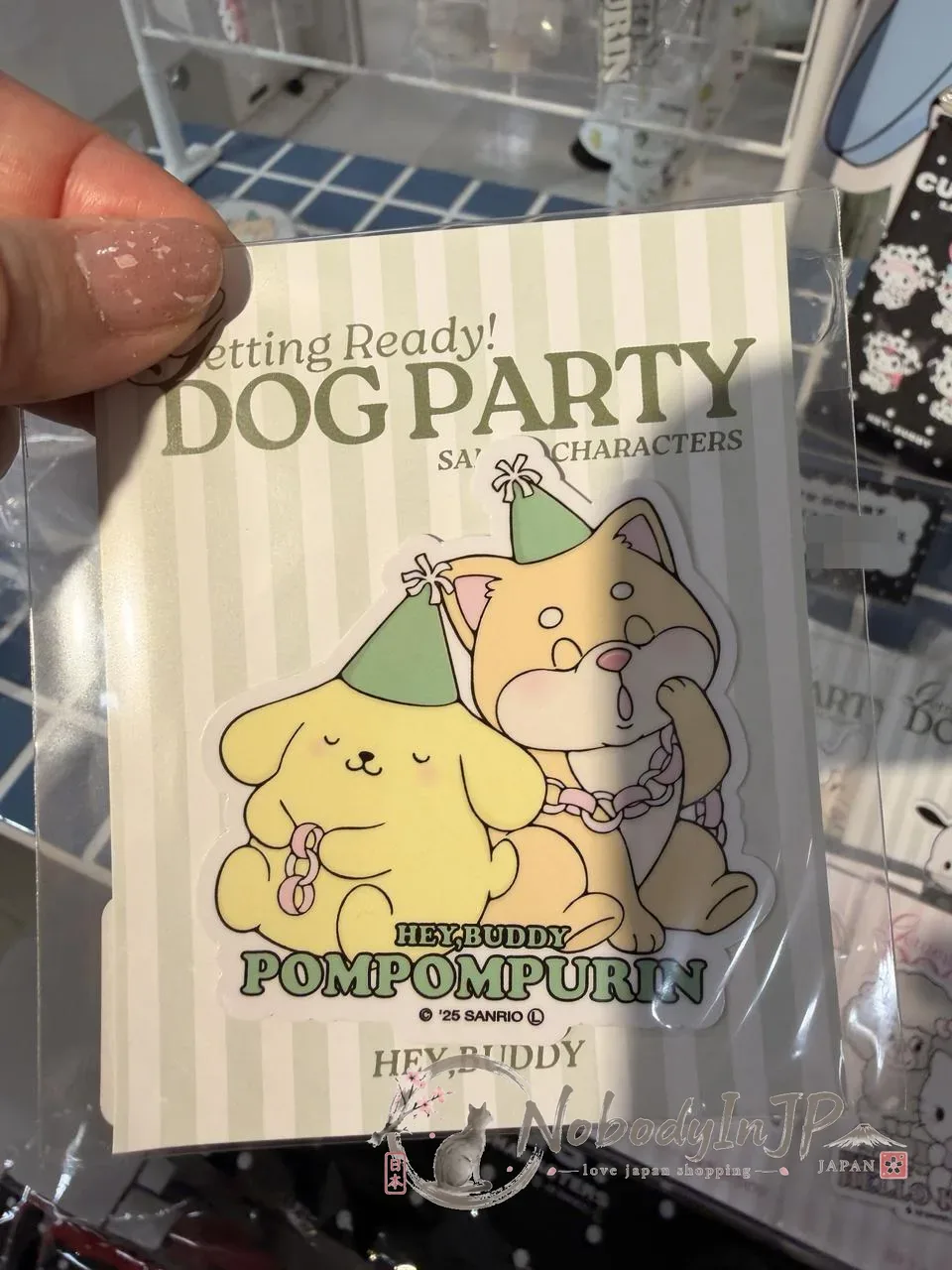 Sanrio伊勢丹期間限定展愛犬系列造型貼紙