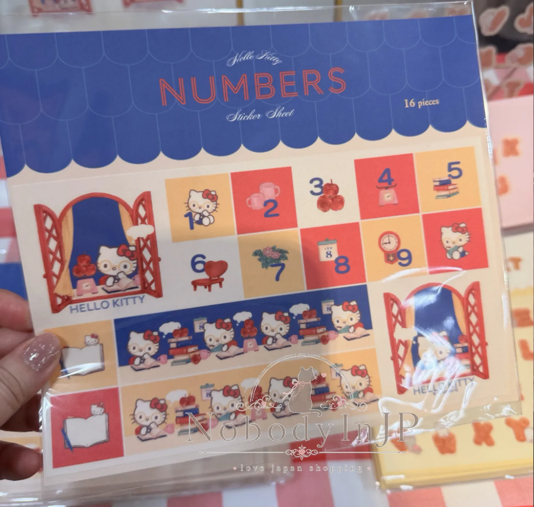 Sanrio伊勢丹期間限定展半透明造型多款貼紙