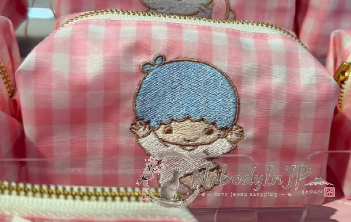 Sanrio伊勢丹期間限定展刺繡防潑水拉錬小物包