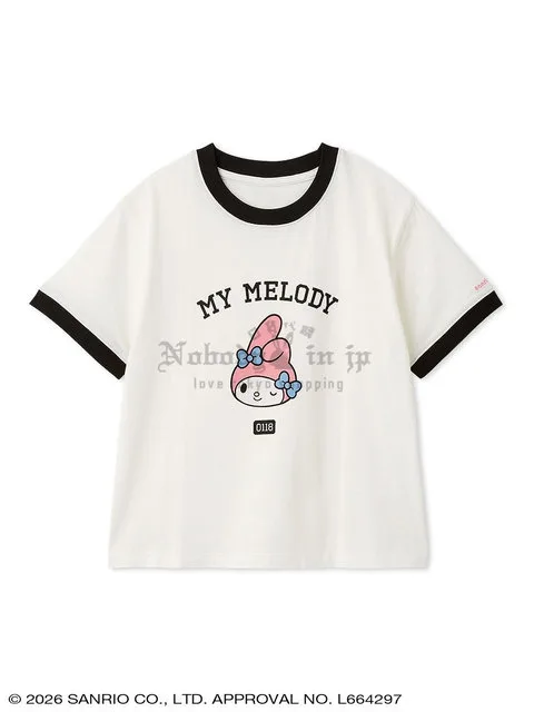 Sanrio house拼色圓領短袖上衣