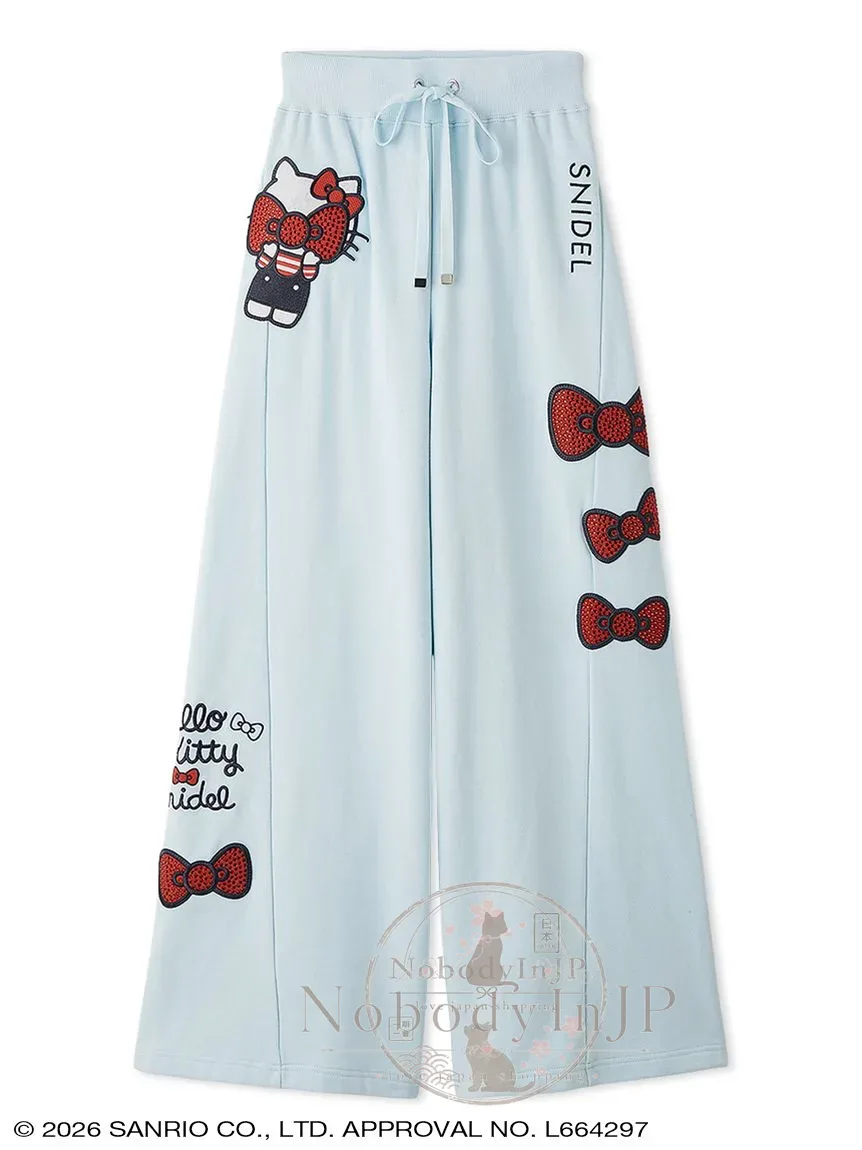 Sanrio house x SNIDEL聯名水鑽運動長褲
