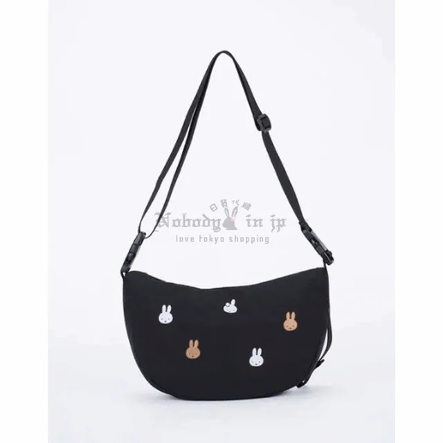 Miffy米菲兔SOLEIL刺繡輕便斜背包
