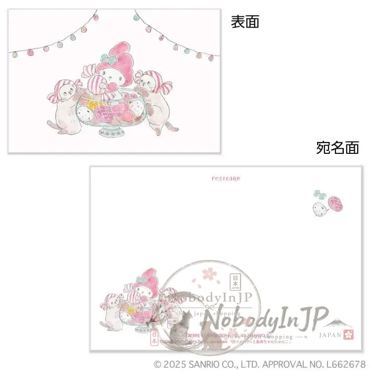 Tokoro Komugi x Sanrio聯名單入明信片
