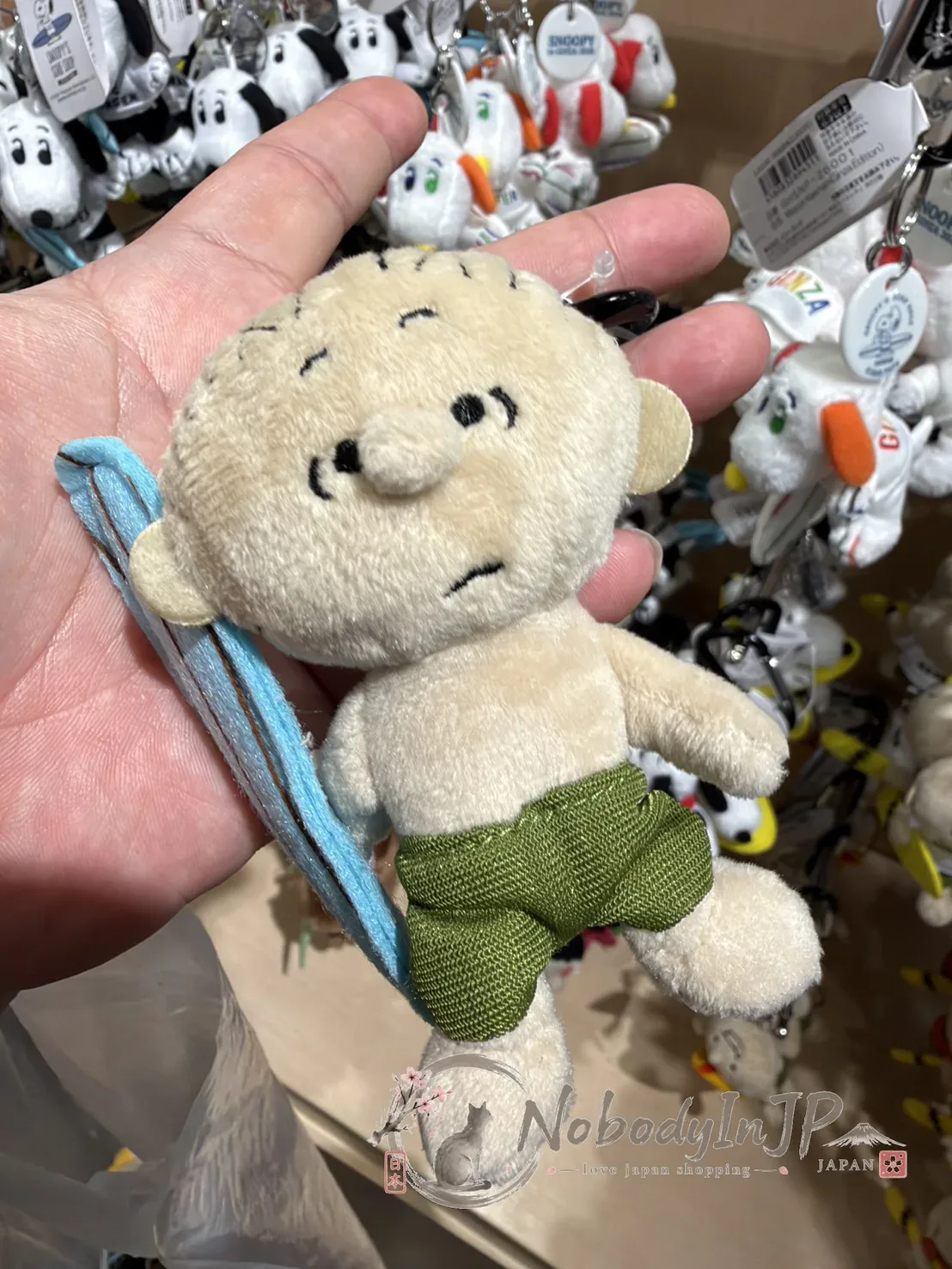 銀座三越SNOOPY期間限定展沖浪系列絨毛吊飾