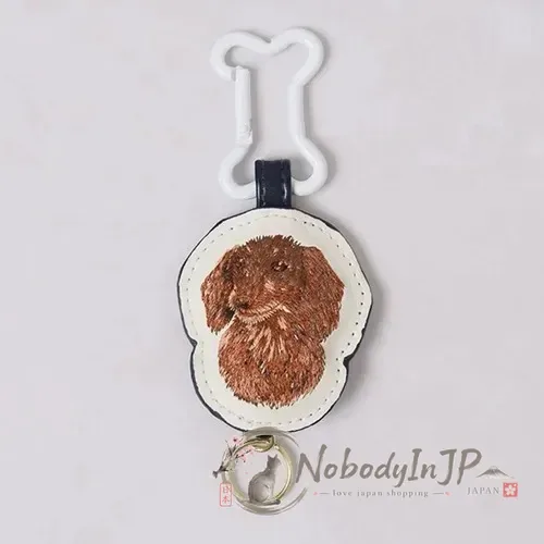 FLOWERING犬系刺繡伸縮繩吊飾 特價