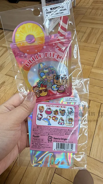 Sanrio 30枚入透明貼紙組