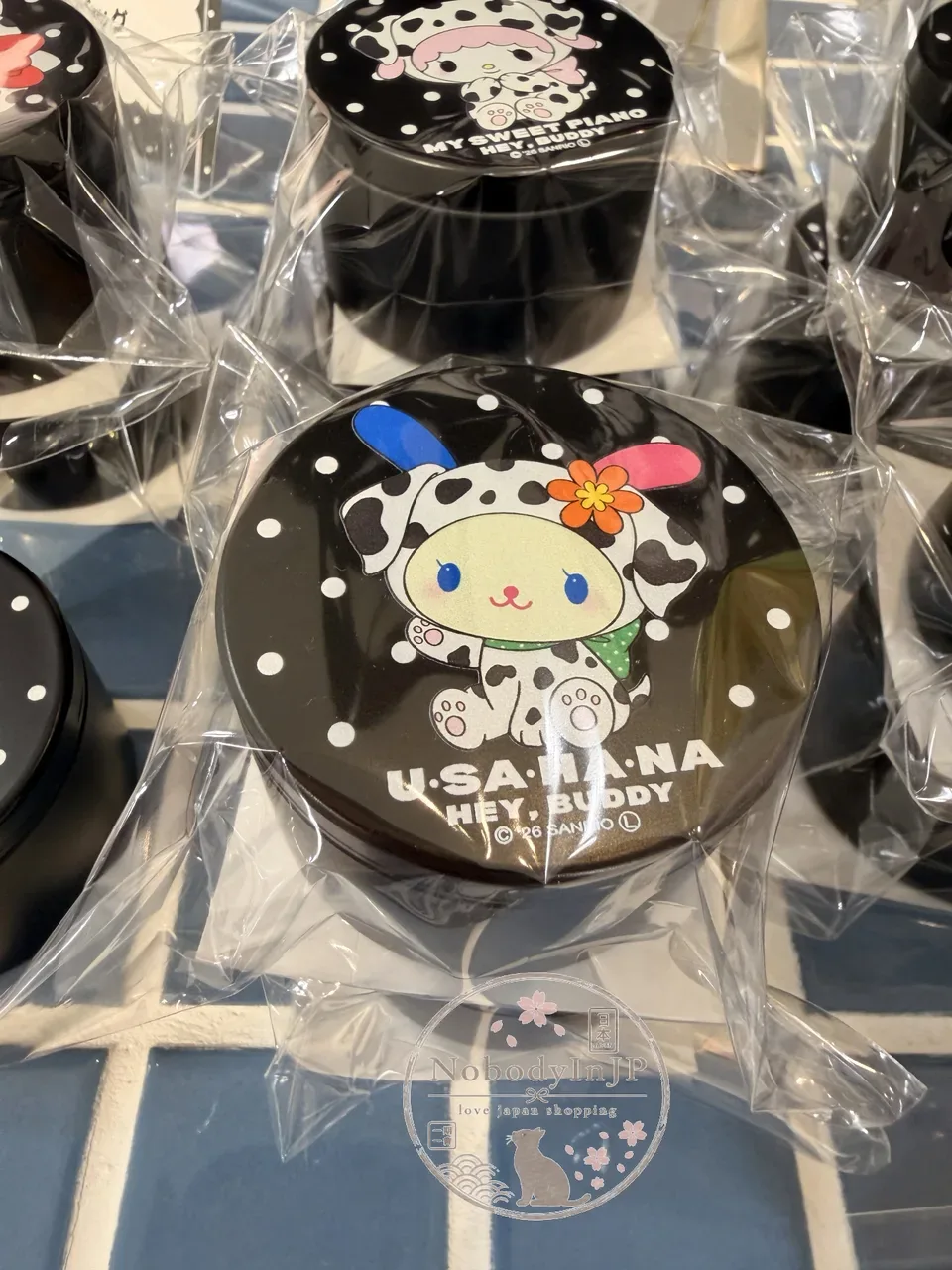 Sanrio伊勢丹期間限定展大麥町系列圓形小物鐵罐