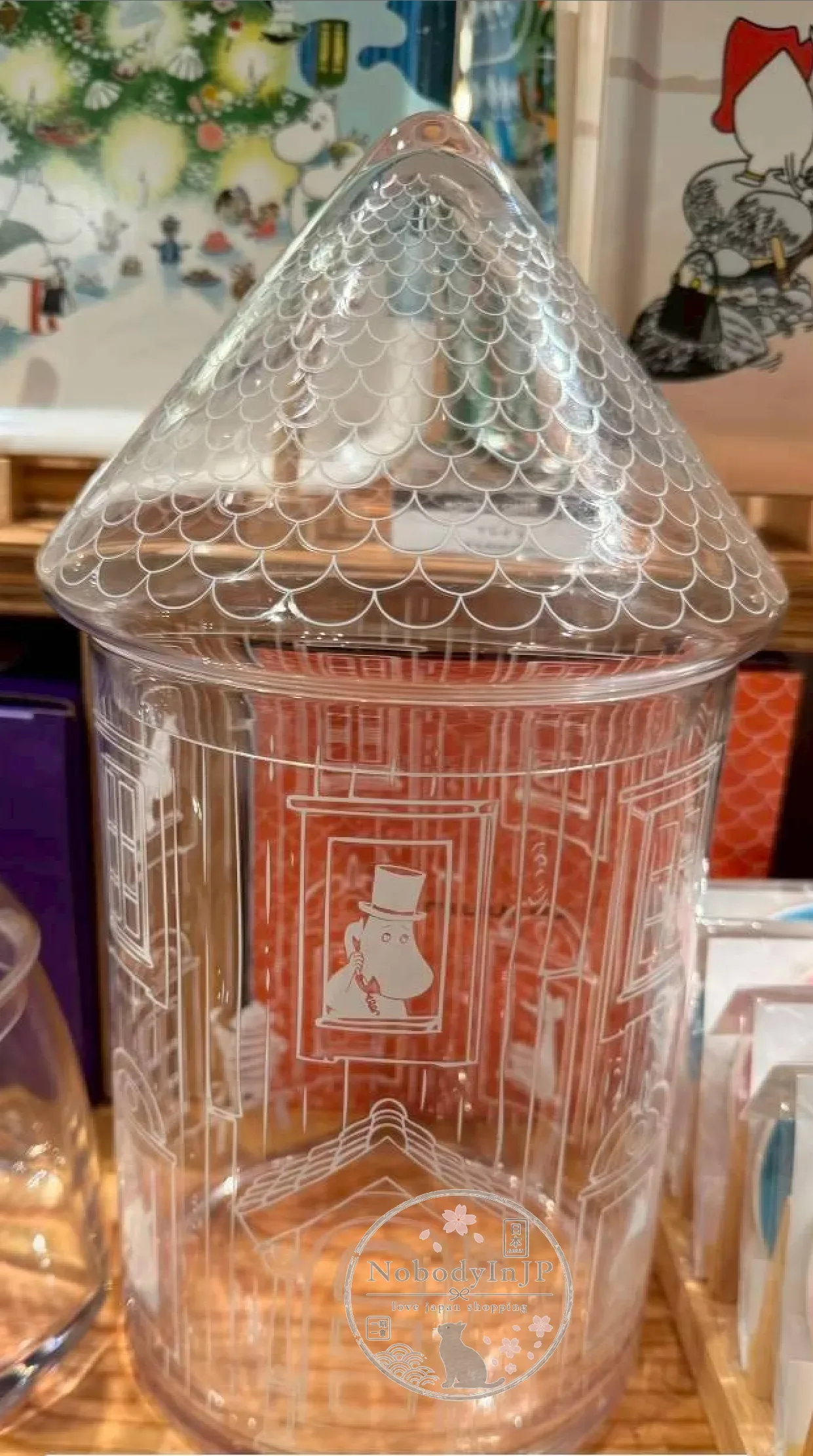 Moomin嚕噜米玻璃造型罐