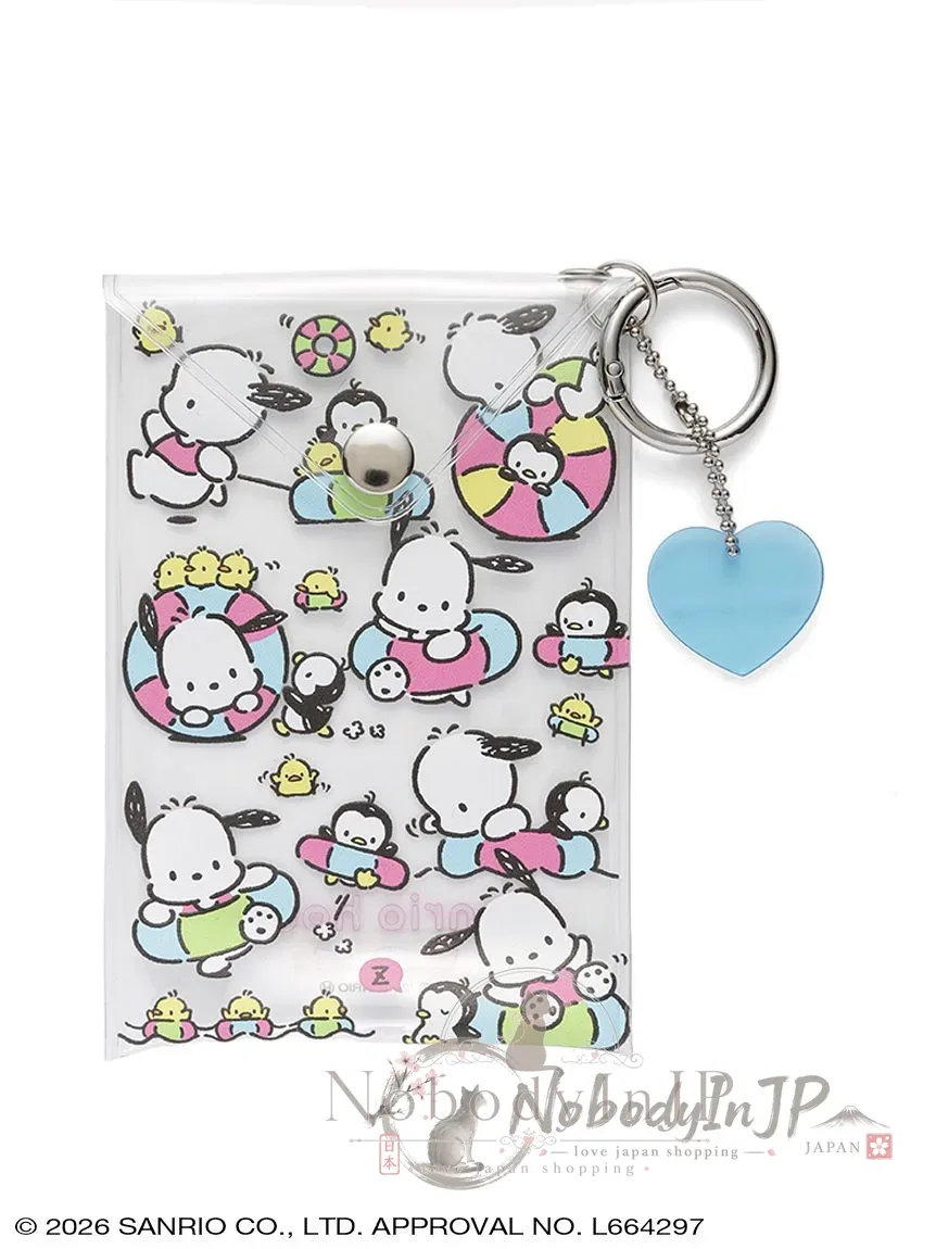 Sanrio houses PVC透明滿版登山扣掛包