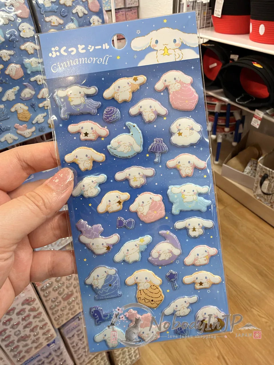 DAISO x Sanrio聯名半立體泡棉貼紙