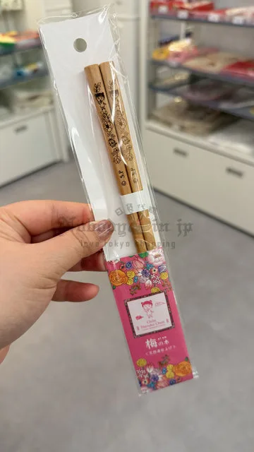 櫻桃小丸子中華風天然木筷