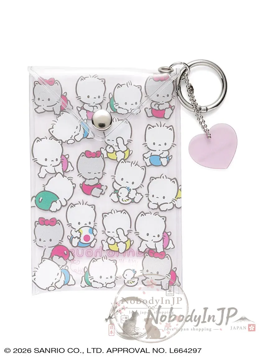 Sanrio houses PVC透明滿版登山扣掛包