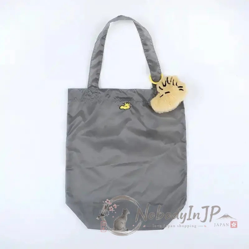 PEANUTS史努比絨毛大頭掛包+折疊購物袋組 特價