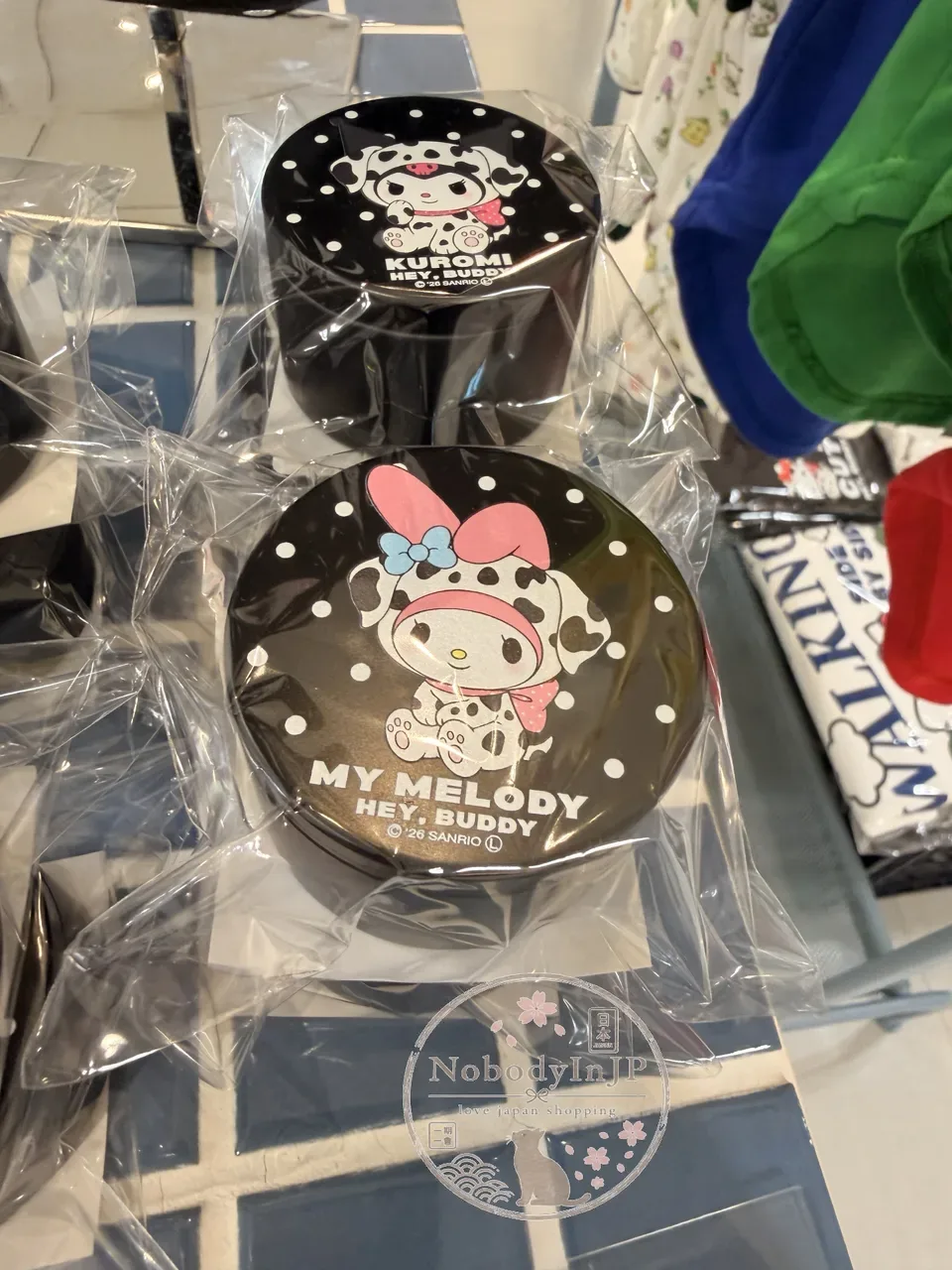 Sanrio伊勢丹期間限定展大麥町系列圓形小物鐵罐