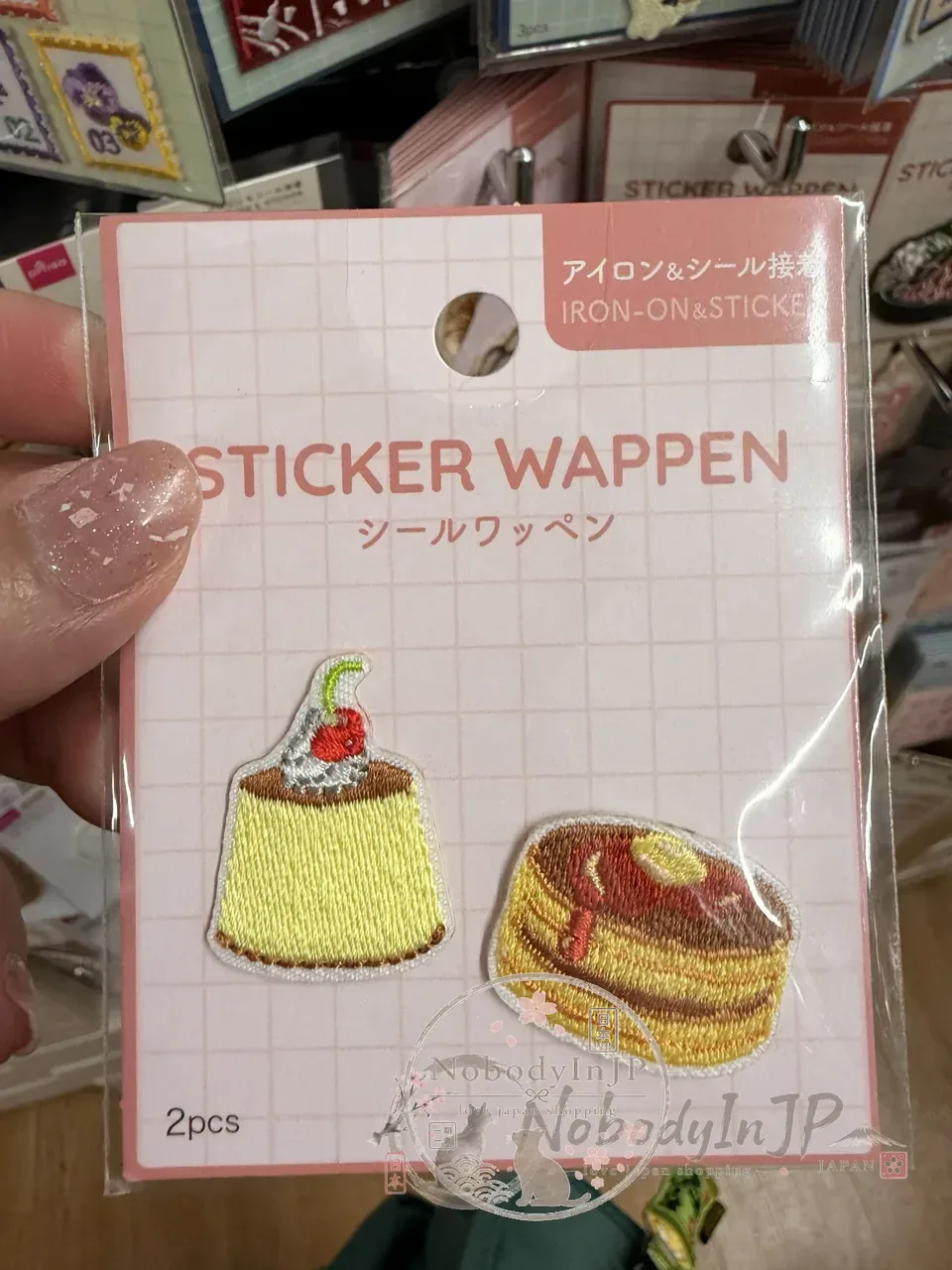 DAISO單入刺繡可直貼燙布貼
