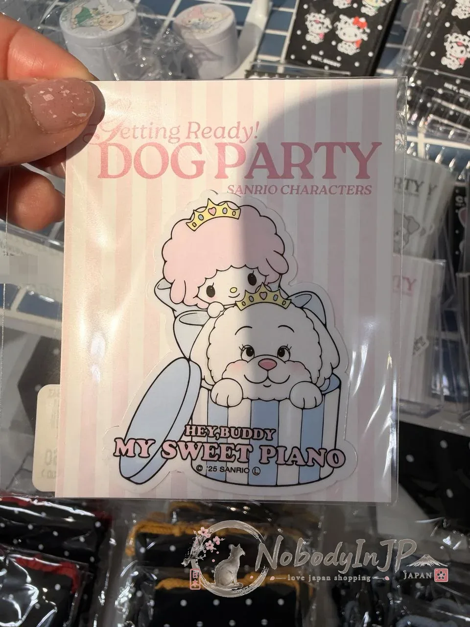 Sanrio伊勢丹期間限定展愛犬系列造型貼紙
