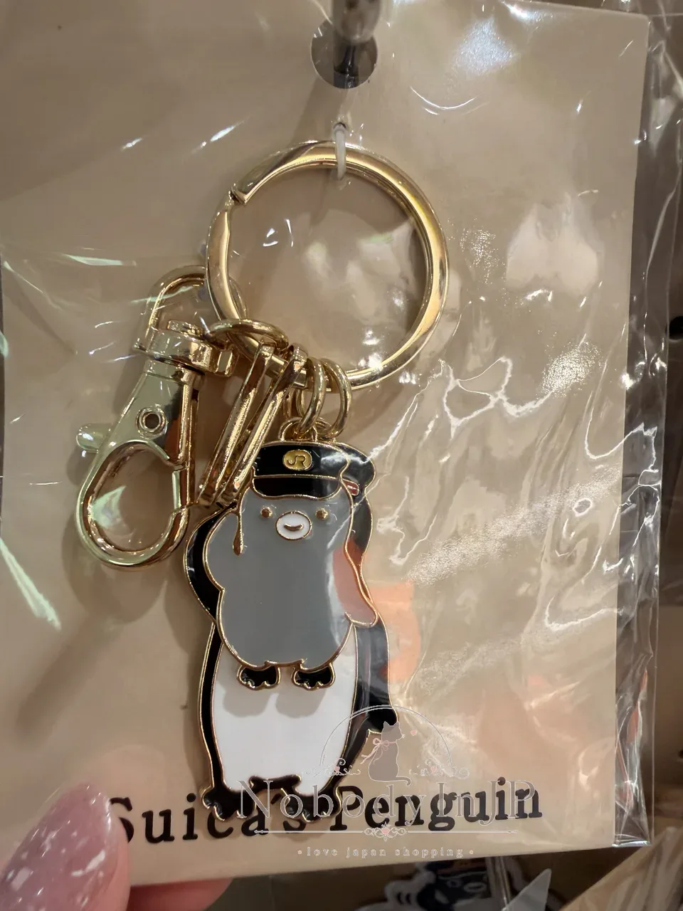 Suica企鵝二連合金鑰匙圈