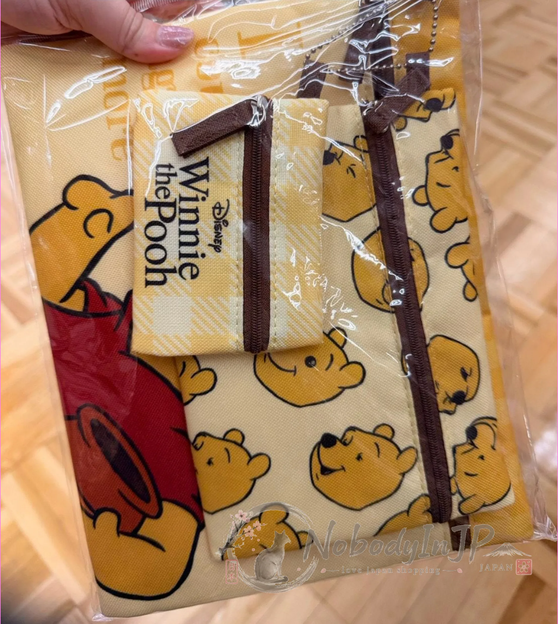 迪士尼通販大中小三入扁形拉錬袋組 特價