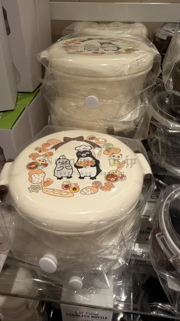 Suica企鵝日本製圓形可微波餐盒