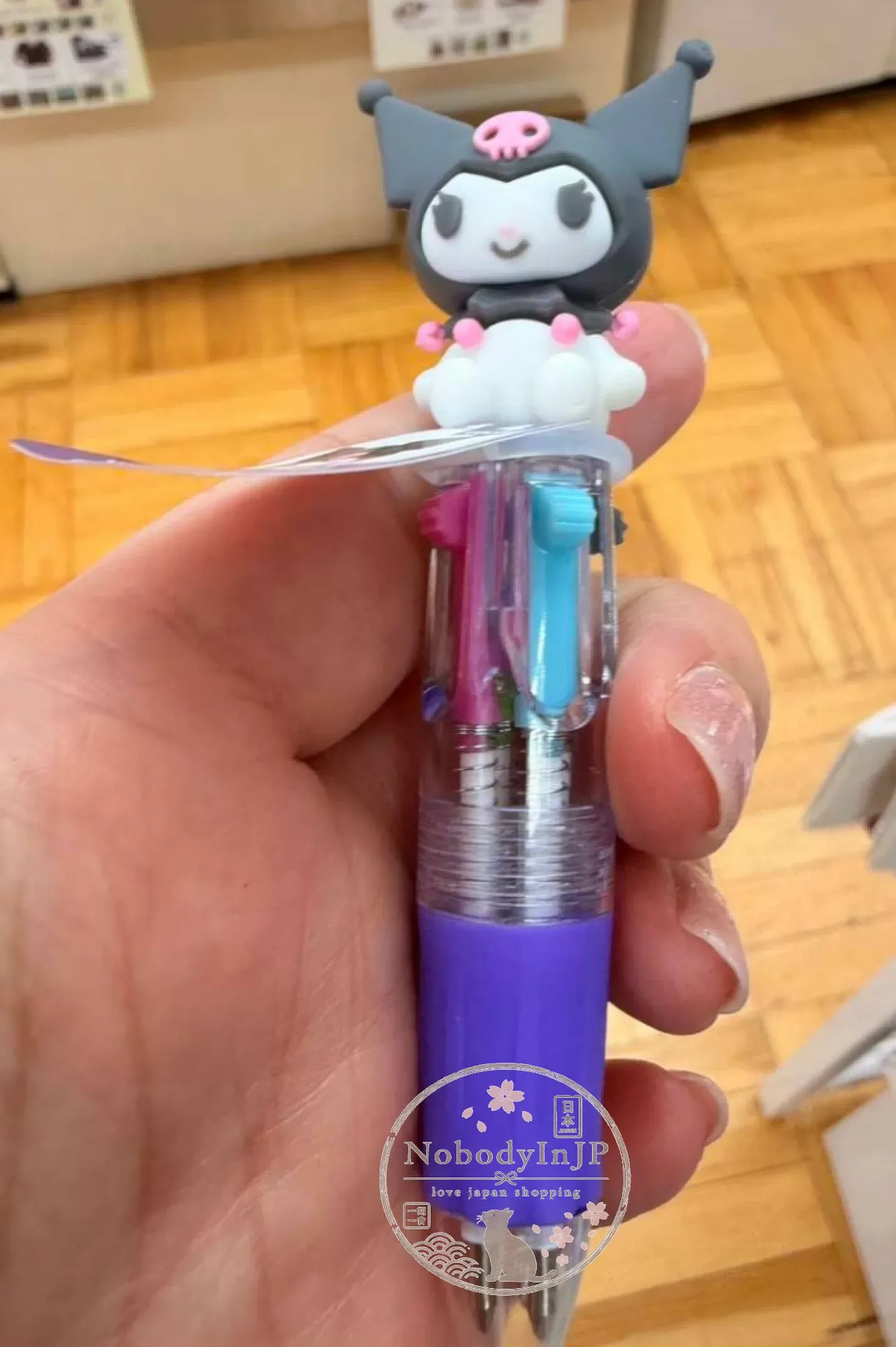Sanrio 迷你型姿公仔四色原子筆 特價