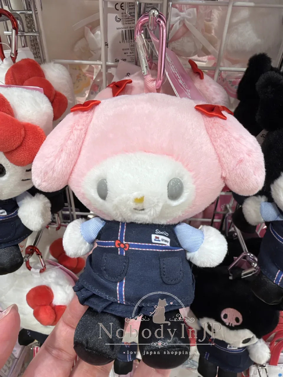 Sanrio 店員圍絨毛吊飾