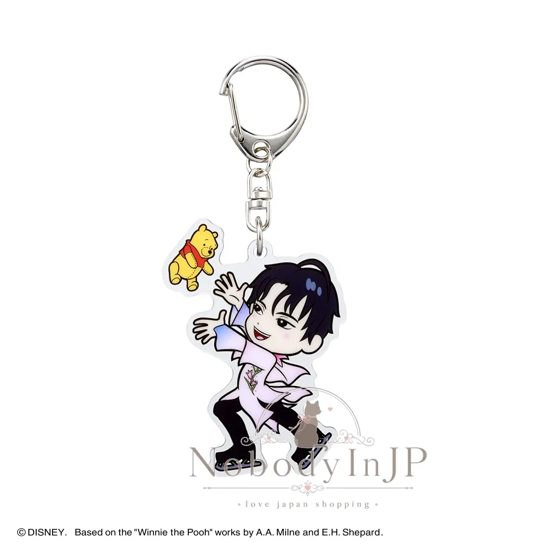 羽生結弦x維尼聯名數量限定壓克力鑰匙圈