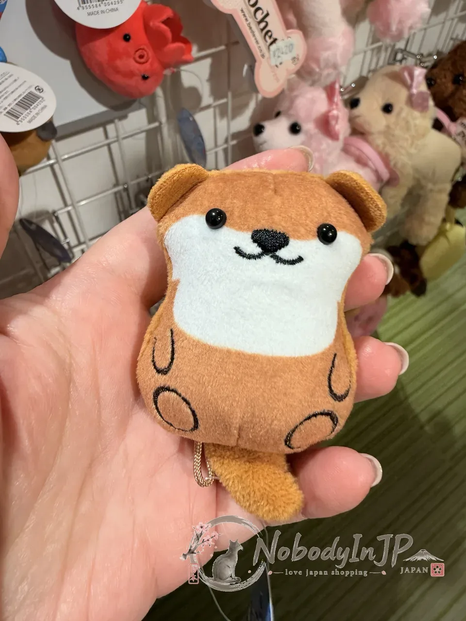 可愛動物絨毛磁鐵