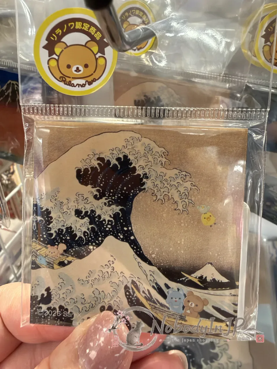 San-X懶熊art系列方形磁鐵