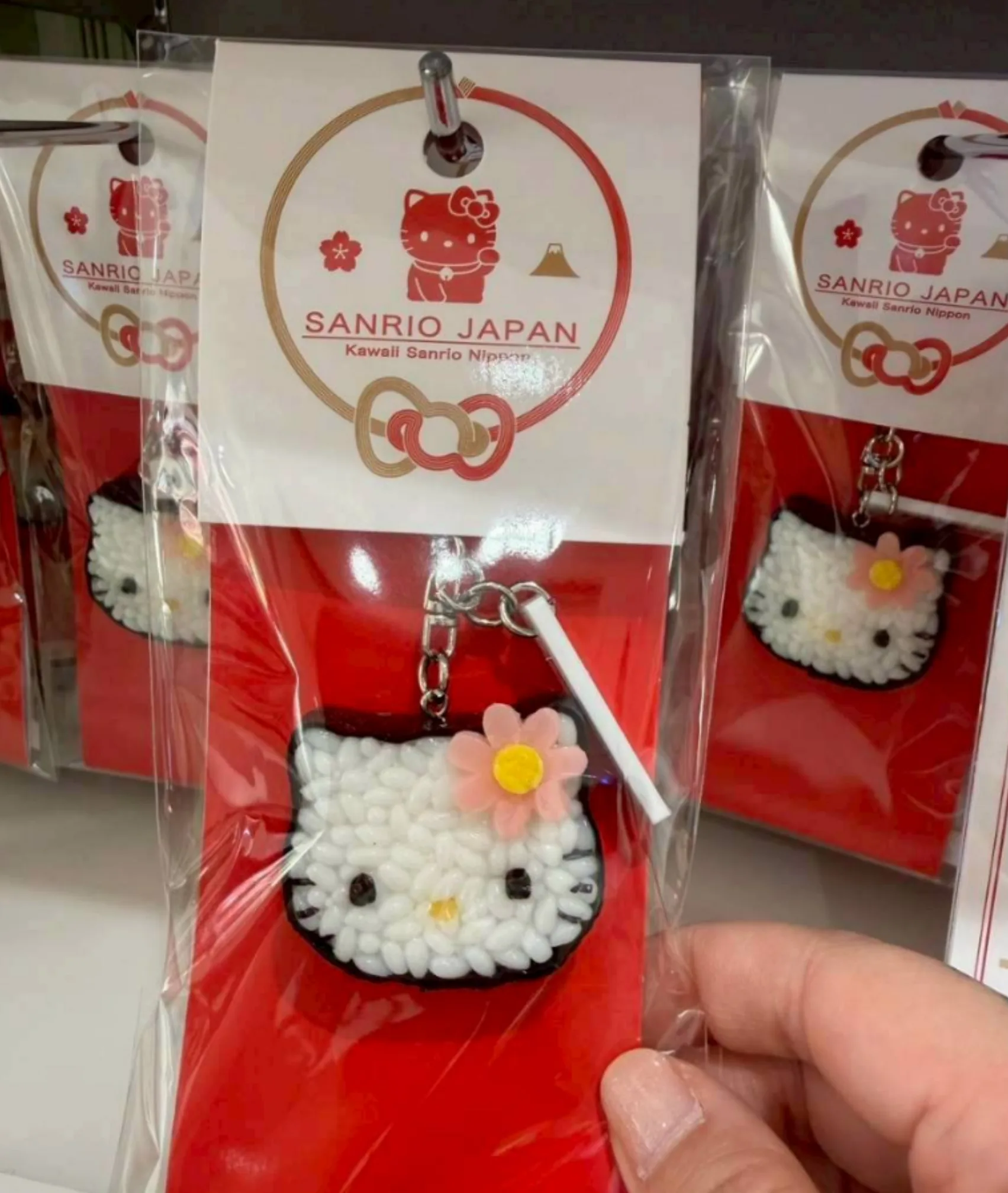 Sanrio 店面限定JAPAN系列元祖食品sample屋壽司吊飾