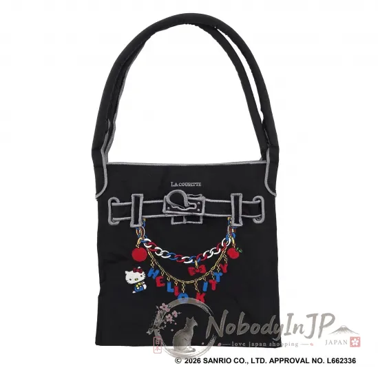 LACOUSETTE x Sanrio平價愛馬仕風格刺繡購物袋SS號