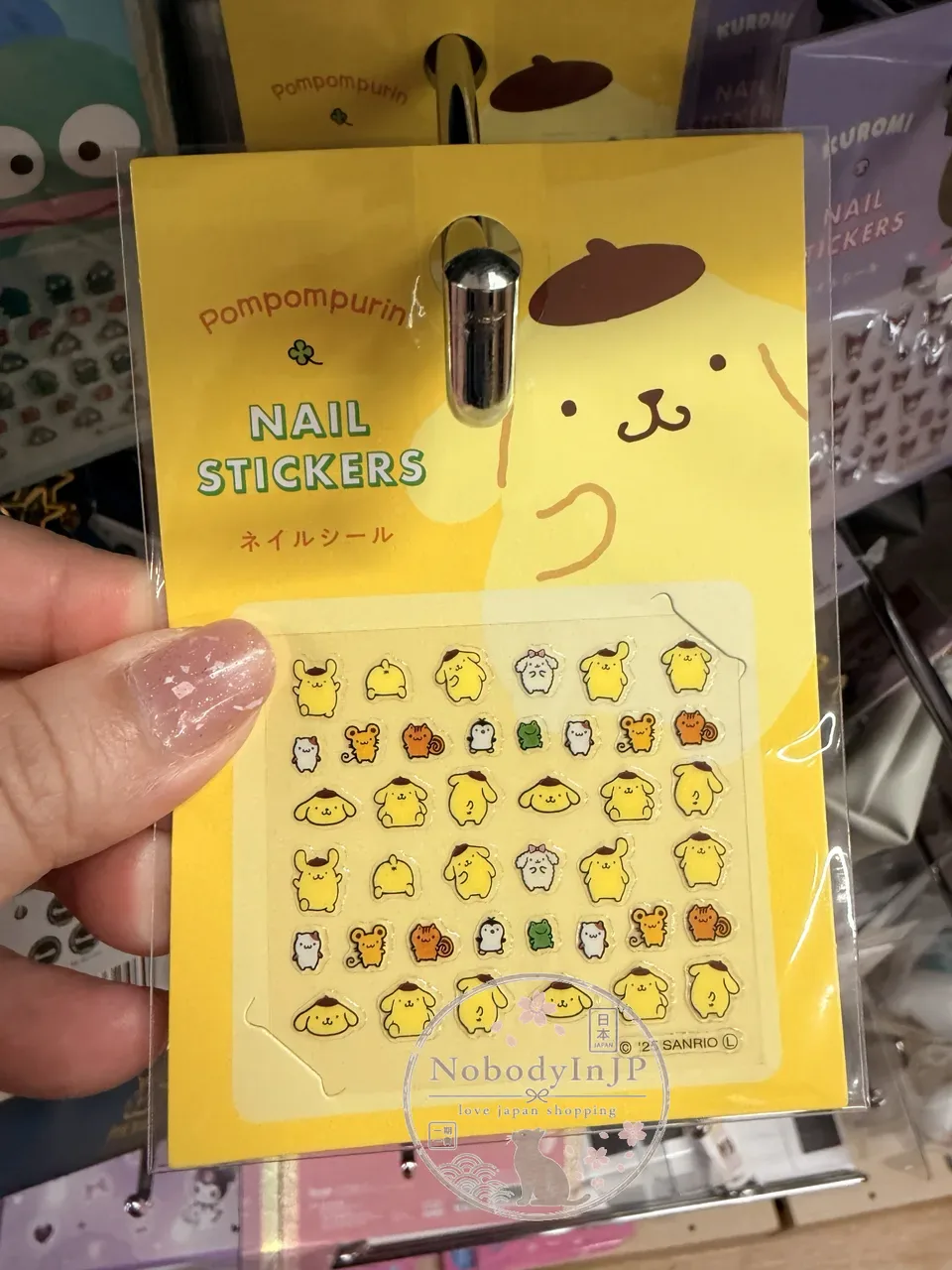 DAISO x Sanrio聯名指甲貼