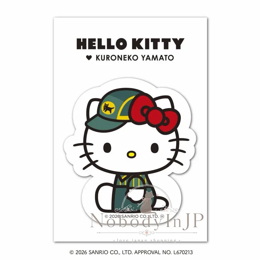 Sanrio x 黑貓宅急便聯名造型型貼紙