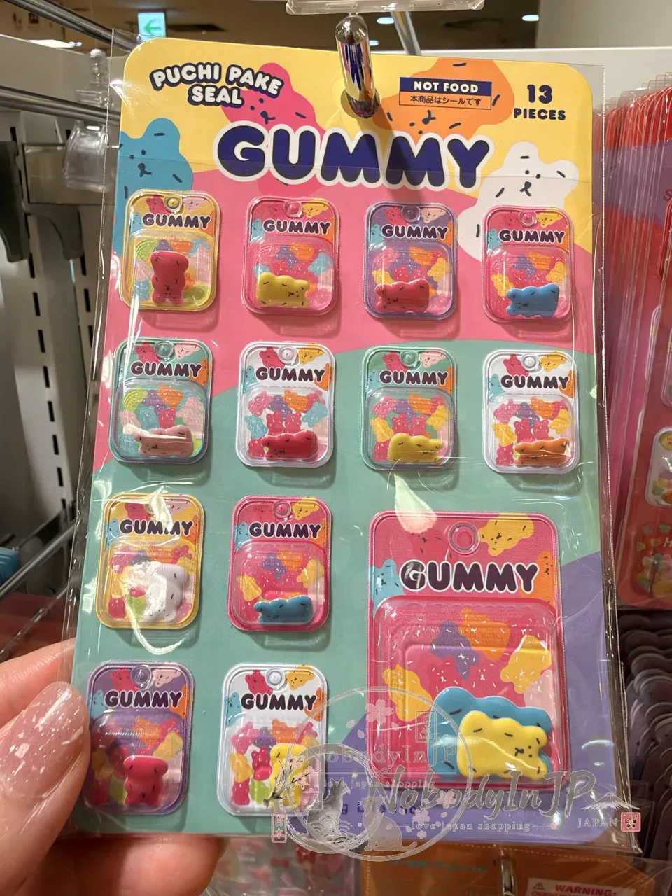 食物包裝造型半立體貼紙