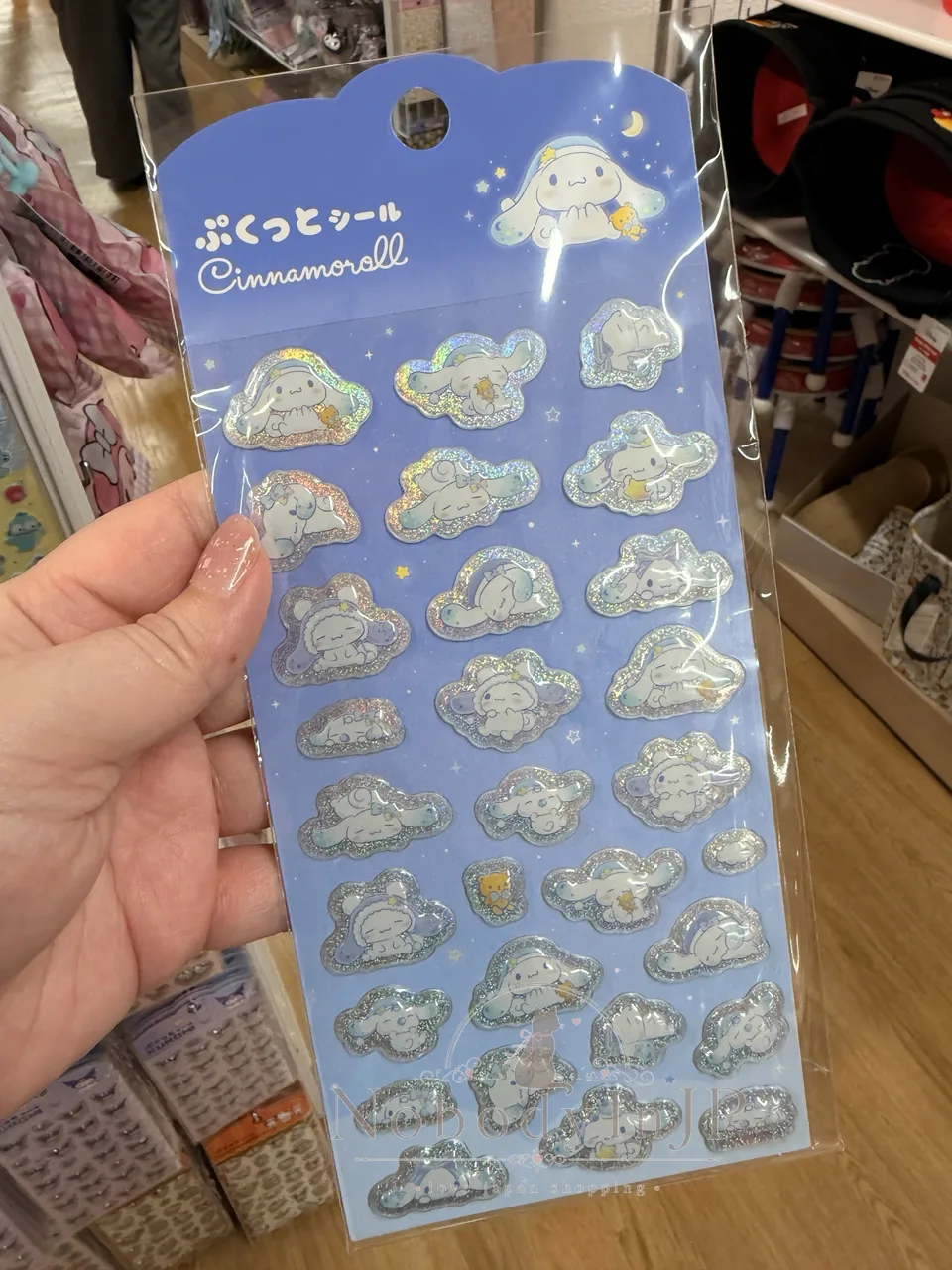 DAISO X Sanrio聯名半立體閃耀貼紙