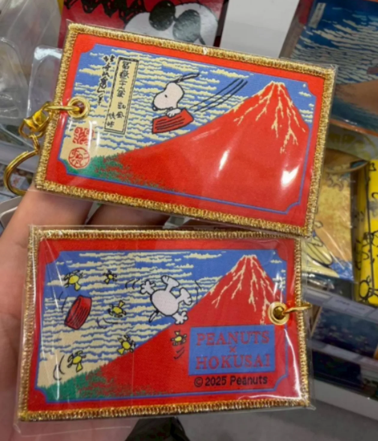 Snoopy史努比東京都美術館系列刺繡吊飾