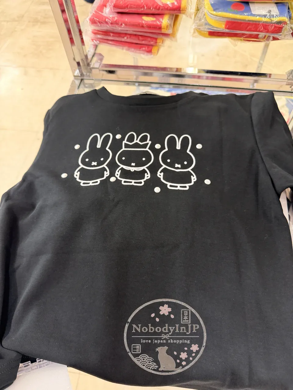Miffy米菲兔期間限定展MIIA聯名珍珠點綴短袖上衣
