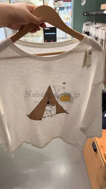 MOOMIN嚕嚕米有機棉短袖上衣