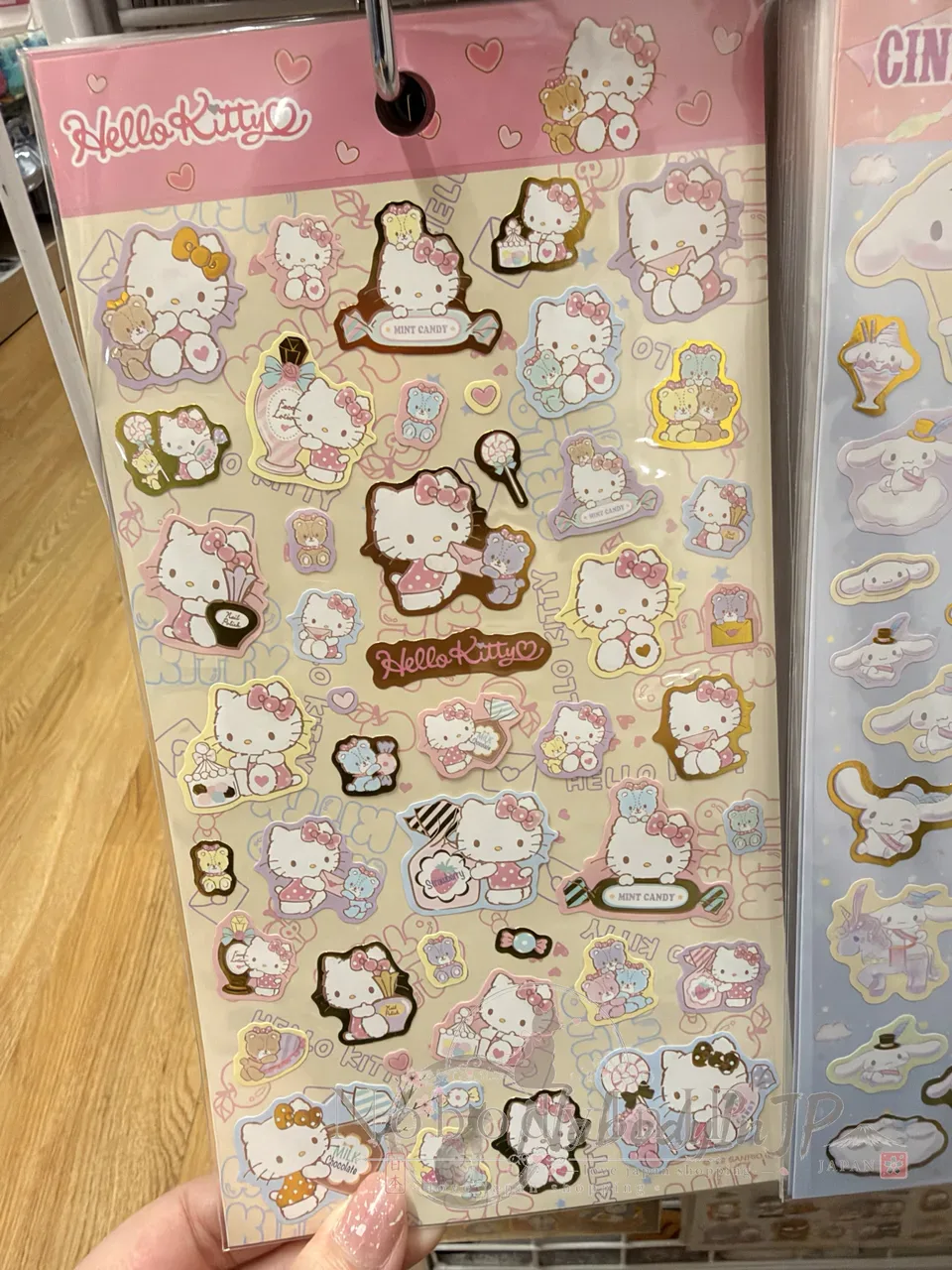 DAISO燙金多款小貼紙